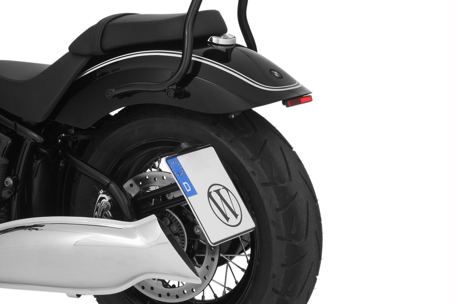 zadná časť motorky